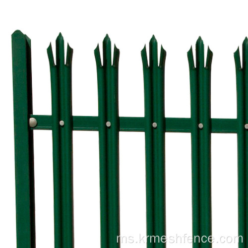 PVC palisade garden pagar / vinil rumput pagar palisade edging